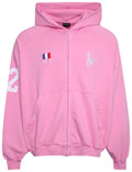 Pink Balenci Polo Zip