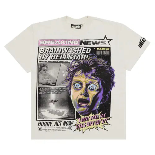 Breaking News T-Shirt 'White'
