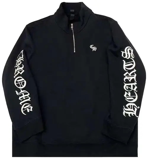 Sleeve Logo Slo Ride Quarter Zip 'Black'