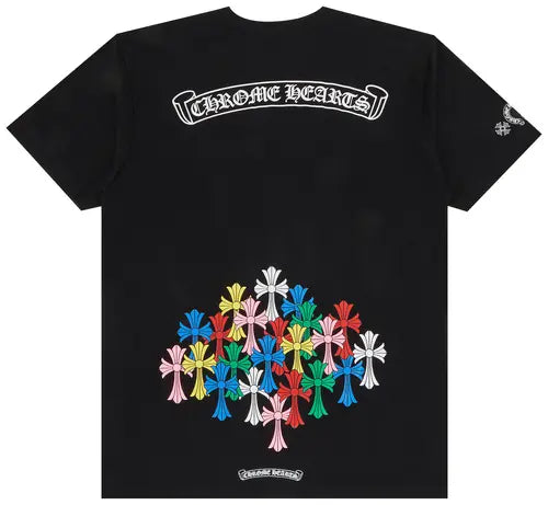 Cross Shirt black"Muli-Color"
