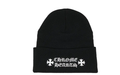 Cross Beanie"Black and White"